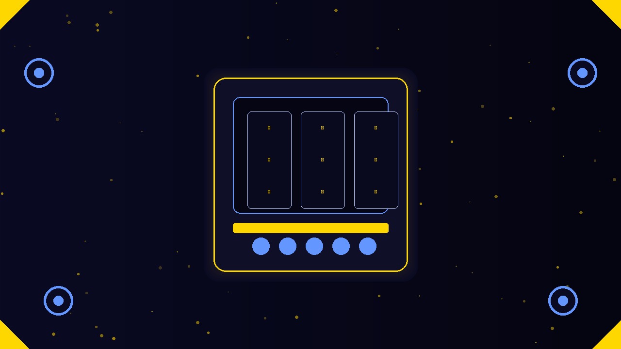 سلوت الباعة المتجولين مع فوانيس السوق المتوهجة